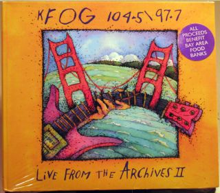 Kfog 104 5 Live from The Archives Volume II CD New SEALED Dave 
