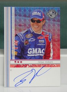 Brian Vickers 2004 Wheels Authentic Autographs