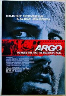   11 1/2 x 17 AMC Promo Movie Poster Rolled Ben Affleck Bryan Cranston