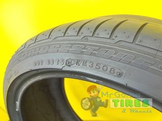 Bridgestone Potenza RE050A RFT 255 35 18 Used Tires No Patch Same 
