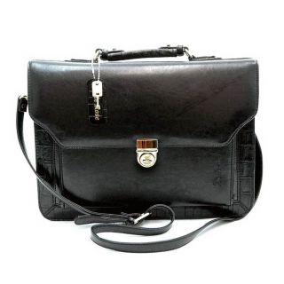 Beautiful Business Womens Briefcase   Black with Multiple 