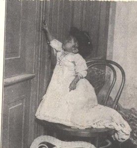 1908 bb photo/article harriet elizabeth thompson bryn mawr dwarf