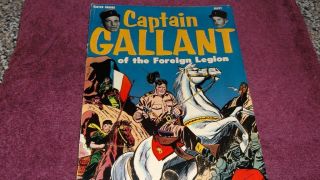  A 1955 Signed Captain Gallant Comic Book