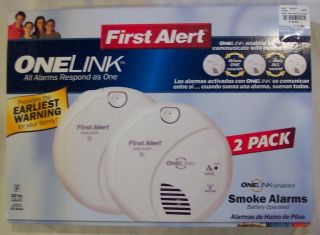    Alert SA501CN2 ONELINK Wireless Battery Operated Smoke Alarm 2 Pack