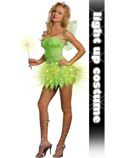 C544 Brite Sprite Sexy Glow Fairy Tinkerbell Light Up Fancy Adult 