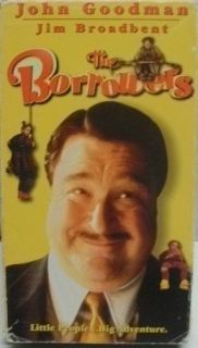 Borrowers VHS Comedy John Goodman Jim Broadbent Mar Peter Hewitt 