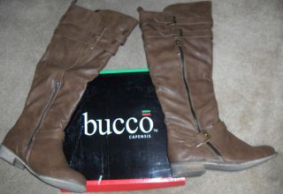 Bucco Capensis Womens Brown Designer Boots Valora Size 8 New in Box 