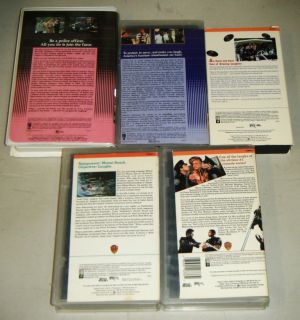   ACADEMY 1, 2, 3, 5, & 6 VHS MOVIE SET Steve Guttenberg & Bubba Smith