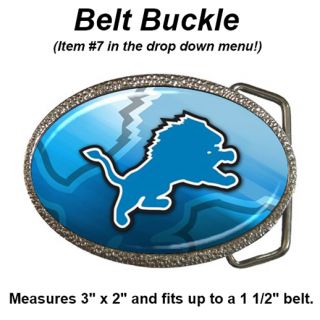 Detroit Lions Football   Cufflinks, Money Clips & Belt Buckles  JJ1123