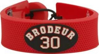 Marting Brodeur #30 New Jersey Devils Team Color NHL Jersey Bracelet