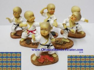 shaolin kung fu kids figure action figurine set