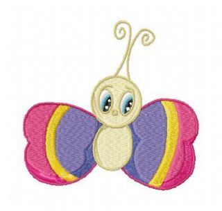 Butterfly and Bugs Machine Embroidery Designs CD Set