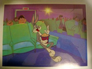 BUGS BUNNY Sericel From Bugs Turns 50 Magazine