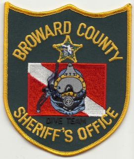 Broward County Sheriffs Office Dive Team Florida Patch