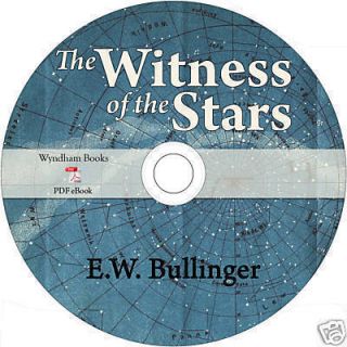 The Witness of The Stars E w Bullinger eBook CD PDF