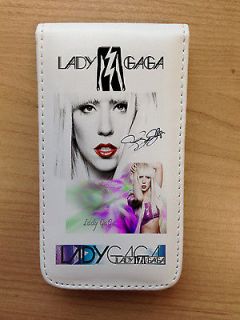 LADY GAGA PU LEATHER CASE FITS APPLE IPOD TOUCH 4TH GEN  PLAYER