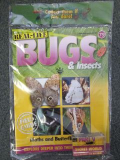 REAL LIFE BUGS & INSECTS NO. 79 MOTHS AND BUTTERFLIES PART 9   NEW 