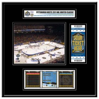 Pittsburgh Penguins 2011 Winter Classic Ticket Frame Jr