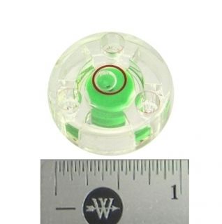One Mountable Spirit Bubble Level Round Disc 25mm Mount with 3 Screw 