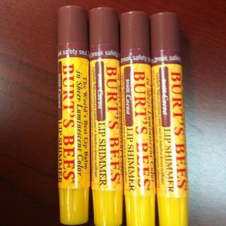 Burts Bees Cocoa Lip Shimmer Discontinued Product 4 Pack