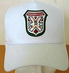 CADDYSHACK Al Czervik Bushwood Logo WHITE Golf Club Cap/Hat  A&R