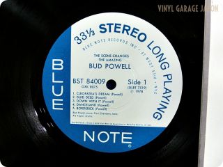 Bud Powell Blue Note Wax The Scene Changes BST 84009 JP Jazz LP C034 