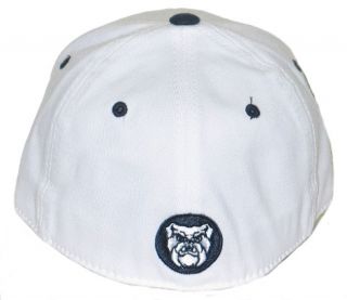 Butler Bulldogs Top of The World White Flex Fit Fitted Hat Cap M L New 