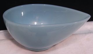 Vintage Fire King Turquoise Blue Swedish Modern 5 Small Mixing Bowl 