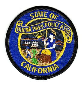 buena park california police association patch buena park california 