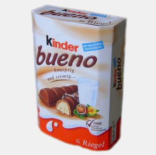 Ferrero® Kinder Bueno® Crunchy Creamy Chocolate Bars 6pc 129G from 