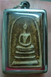 Thai Amulet Buddha Phra Somdej Pendant Powder Bangkok Lucky Amulets 