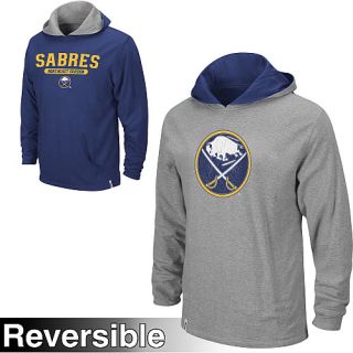 buffalo sabres reebok home and away reversible hooded sweatshirt