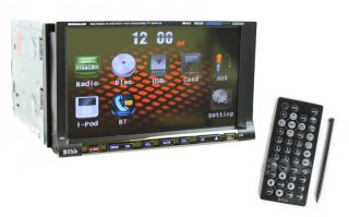 New Boss BV9558 7 in Dash Double DIN Touchscreen DVD CD MP3 Car Audio 