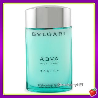 Bvlgari Aqva Pour Homme Marine After Shave Emulsion 100ml/3.4oz NEW