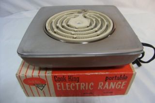   Mfg Portable Electric One Burner Range Buffet Cook Top Stove