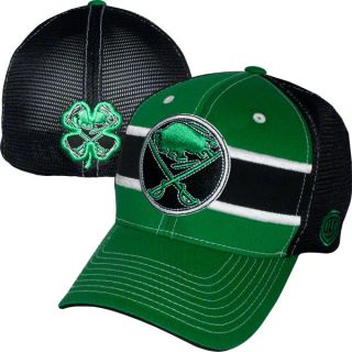 Buffalo Sabres Kelly Green Black Doherty Stretch Fit Hat