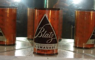 Blatz Orange Christmas Set Beer Can SS ft Bo 39 14