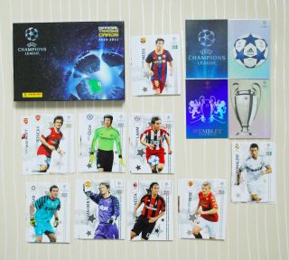    Panini Premium Champions League 104x Foil Card Set Messi C Ronaldo