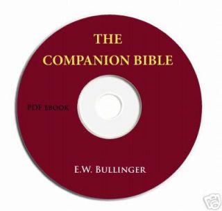 The Companion Bible E w Bullinger CD eBook PDF Kindle iPhone Droid 
