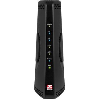 Zoom Telephonics Cable Modem Wireless N Router DOCSIS 3 0
