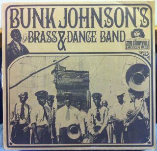 Bunk Johnson Brass Dance Band LP Mint SLP 202 Storyville German Record 