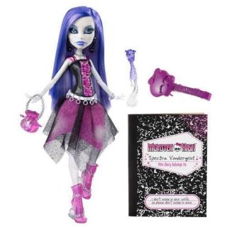 Monster High Doll * SPECTRA VONDERGEIST w/ DIARY & PET RHUEN * Box Not 