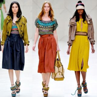 Burberry Prorsum Spring Summer Collection 2012 Runway PARKAS Hooded 