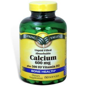 Calcium D Liquid Filled 150 Softgels Spring Valley
