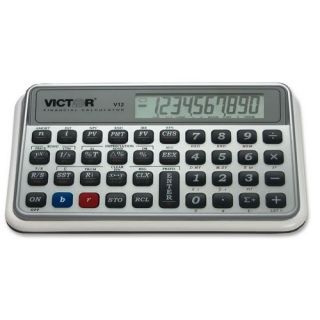 Programmable Financial Calculator 10 Digit LCD Victor V12 Business 