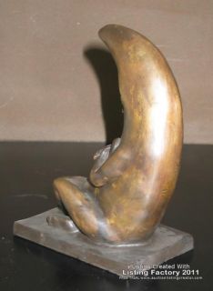 Sergio Bustamante Moon in Love Bronze Sculpture Signed and Numbered 