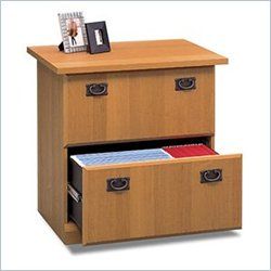 Bush Furniture Mission Pointe 2 Drawer Lateral Wood File Planked 