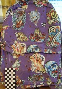  Purple Pirate Gothic Tattoo Designs Backpack