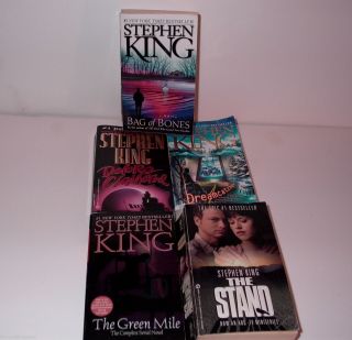   STEPHEN KING BOOKS THE STAND GREEN MILE BAG OF BONES DELORES CLAIBORNE