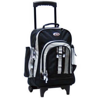 CalPak Awestruck Double Compartment Rolling Backpack
